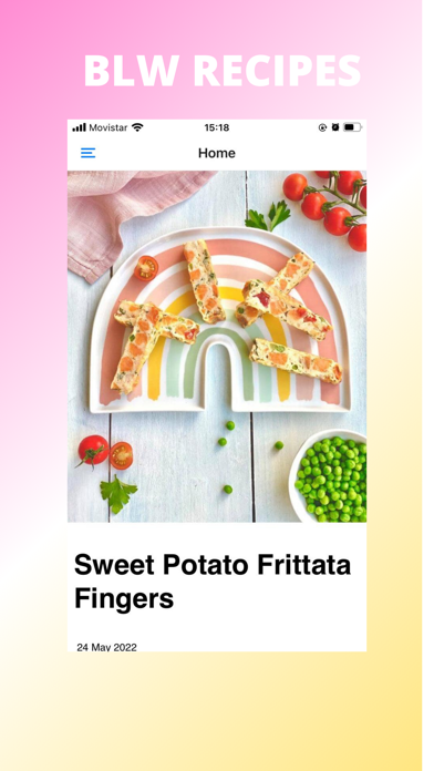Baby-Led Weaning Recipes app screenshot 1
