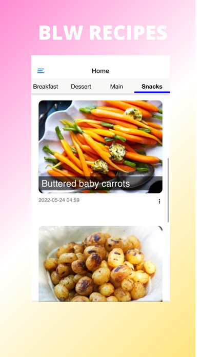 Baby-Led Weaning Recipes app screenshot 3