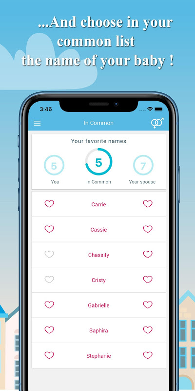 Baby Name Together app screenshot 1