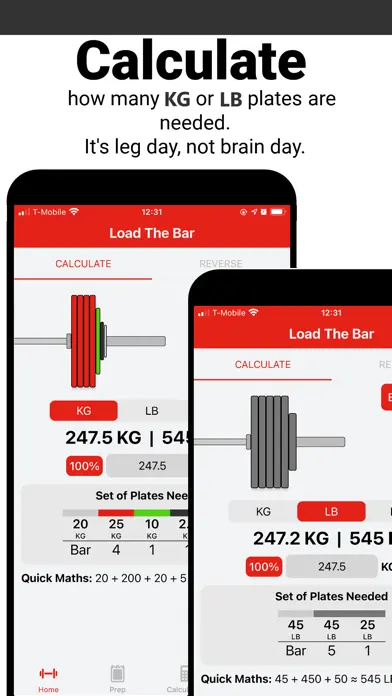 Bar Is Loaded 2 – Gym Math app screenshot 1
