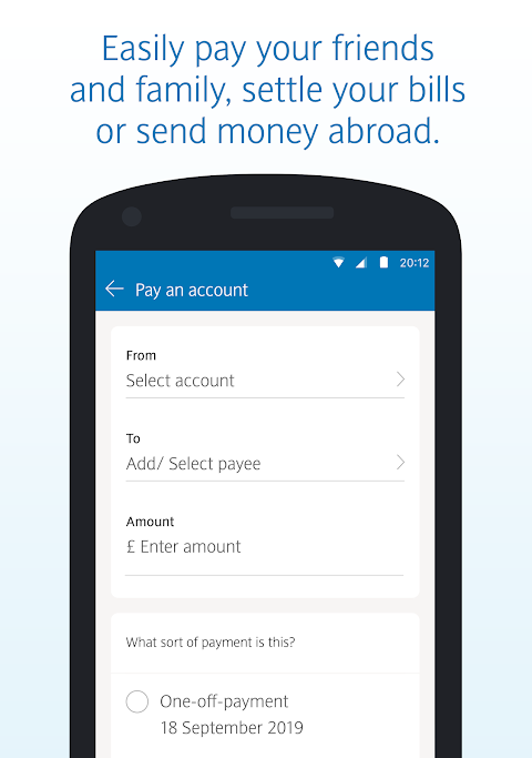 Barclays app screenshot 2