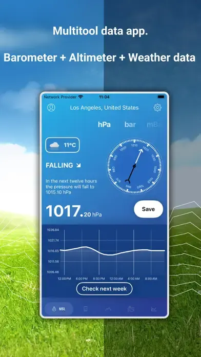 Barometer Pro app screenshot 2