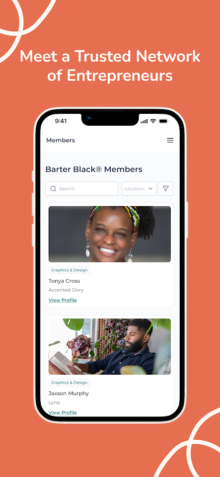 Barter Black app screenshot 3