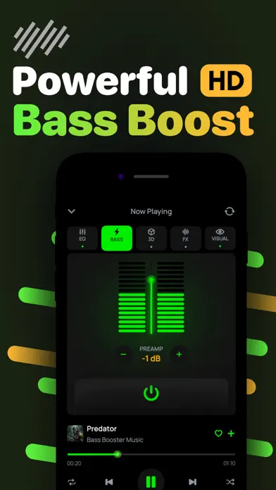 Bass Booster Pro app screenshot 2