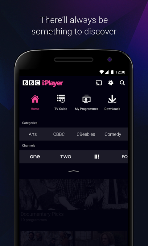 BBC iPlayer app screenshot 2