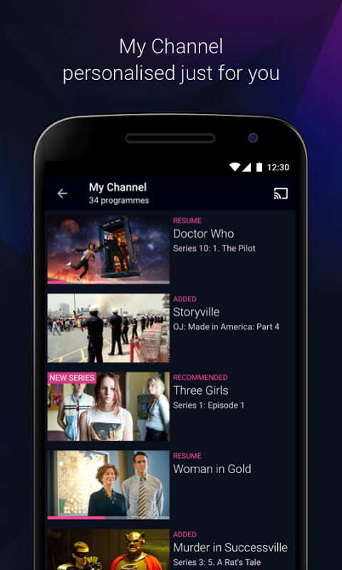 BBC iPlayer app screenshot 3