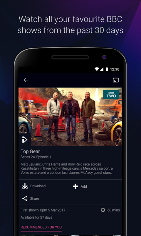BBC iPlayer app screenshot 4