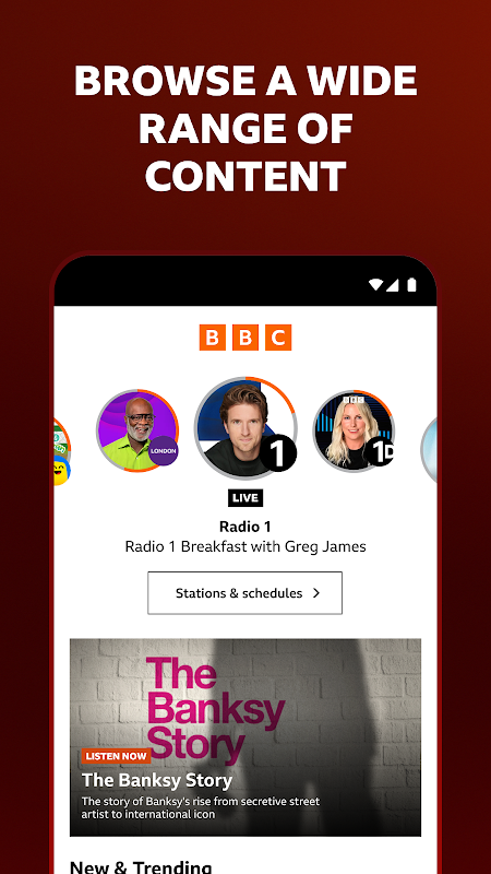 BBC Sounds: Radio & Podcasts app screenshot 1