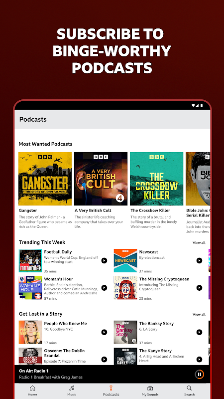 BBC Sounds: Radio & Podcasts app screenshot 6
