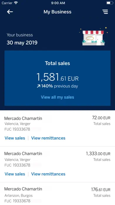 BBVA Net Cash | ES & PT app screenshot 2