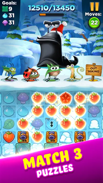 Best Fiends – Match 3 Games app screenshot 1