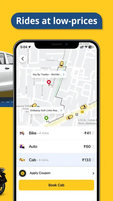Bharattaxi app screenshot 2