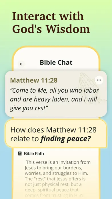 Bible Path: Prayers & Widgets app screenshot 2