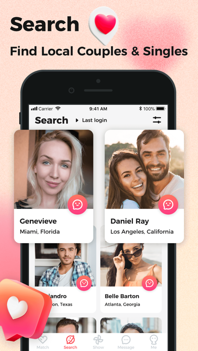 Bicupid: Singles, Couples Date app screenshot 2