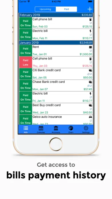 Bills Organizer with Sync app screenshot 5