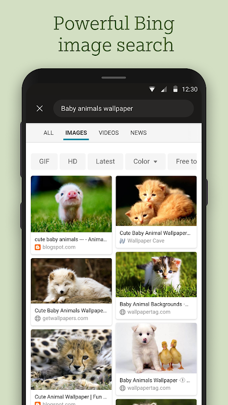 Bing Wallpapers app screenshot 2