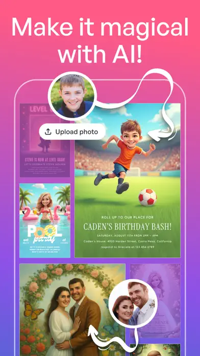 Birthday Invitation Card Maker app screenshot 5