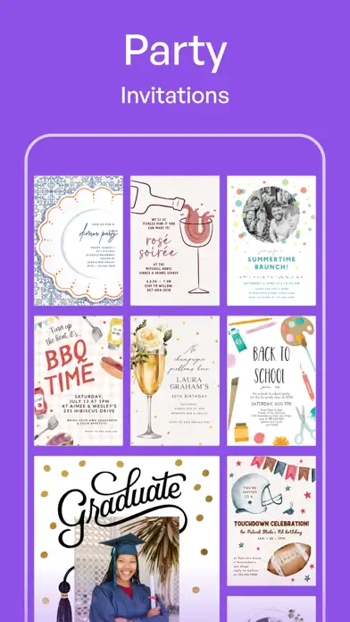 Birthday Invitation Card Maker app screenshot 7