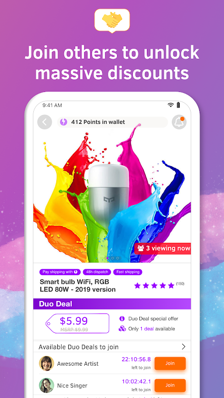 Blidz – Shop Deals, Earn Money app screenshot 1