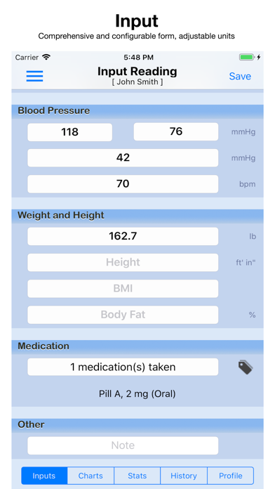 Blood Pressure Monitor & Info app screenshot 1