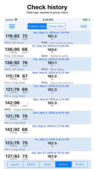 Blood Pressure Monitor & Info app screenshot 3