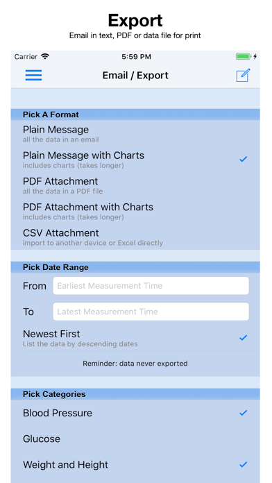Blood Pressure Monitor & Info app screenshot 5