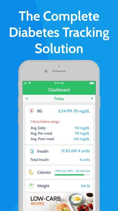 Blood Sugar Diary for Diabetes app screenshot 2