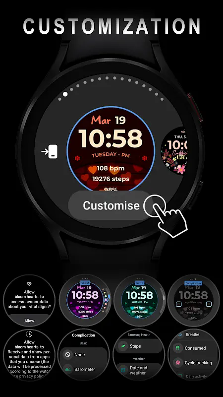 Bloom Hearts app screenshot 2