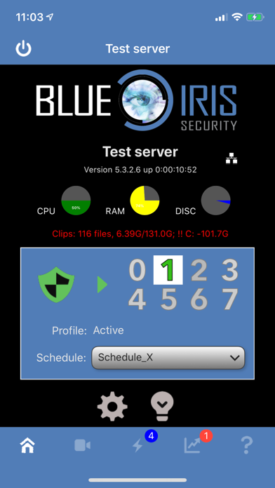 Blue Iris app screenshot 1
