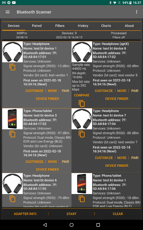 Bluetooth Finder, Scanner Pair app screenshot 7