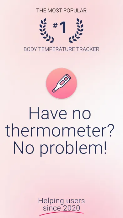Body Temperature Fever Tracker app screenshot 1