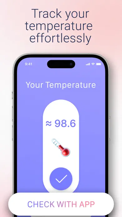 Body Temperature Fever Tracker app screenshot 2