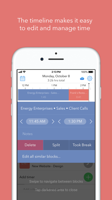 Boosted Time Tracker app screenshot 7