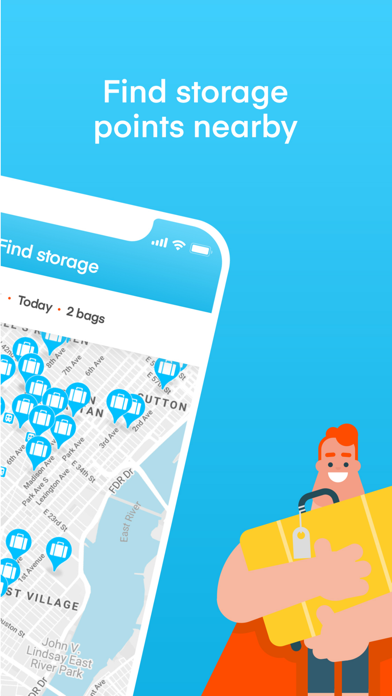 Bounce: Luggage Storage Nearby app screenshot 2