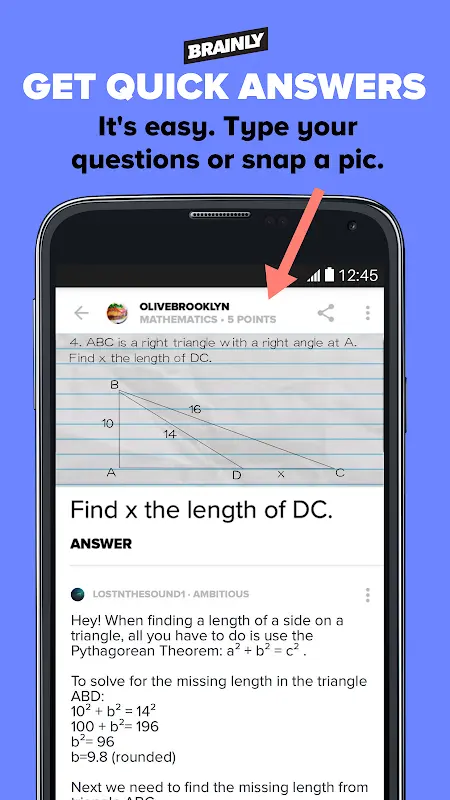 Brainly: AI Homework Helper app screenshot 2