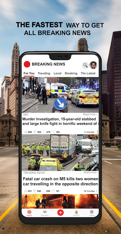 Breaking News: Local & Alerts app screenshot 1