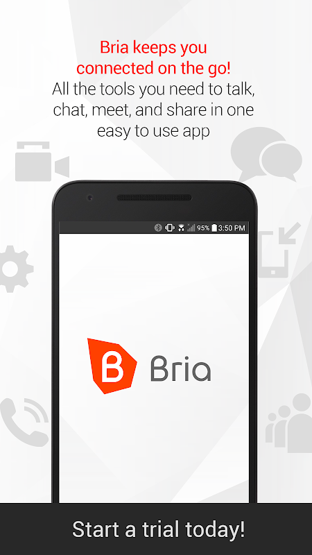 Bria – VoIP SIP Softphone app screenshot 1