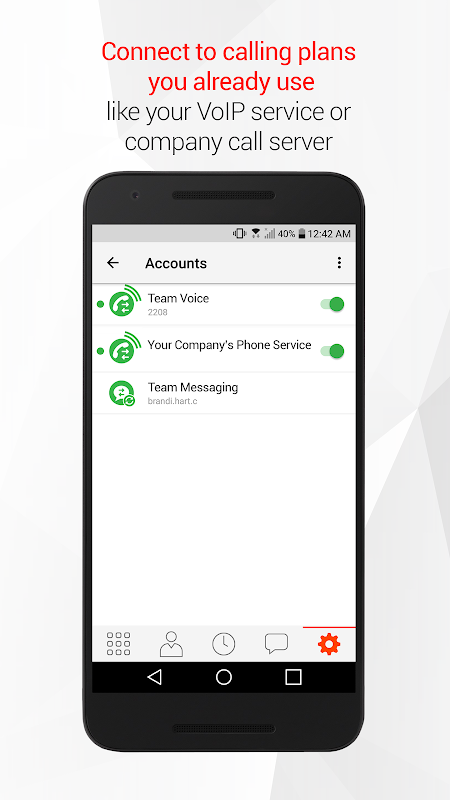 Bria – VoIP SIP Softphone app screenshot 6