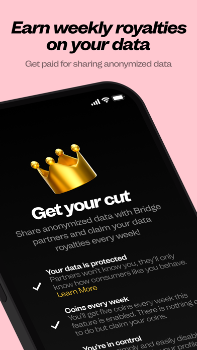 Bridge: Debit Card Rewards app screenshot 2