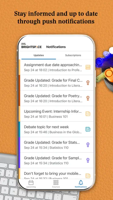 Brightspace Pulse app screenshot 2