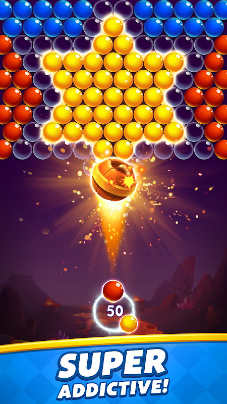 Bubble Shooter – Pop Bubbles app screenshot 1