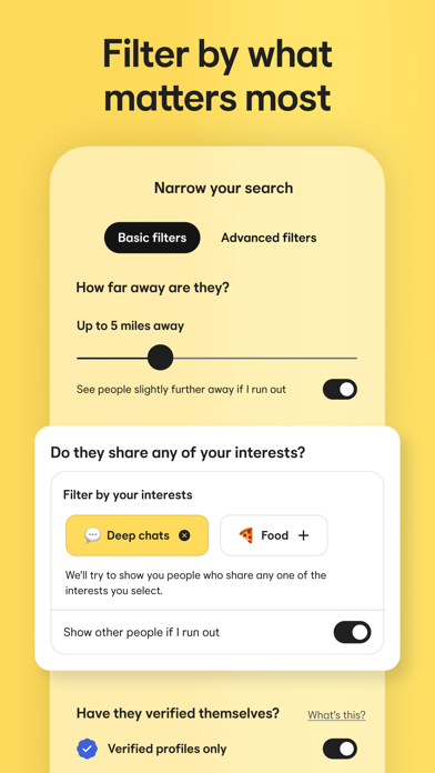 Bumble Dating App: Meet & Date app screenshot 7