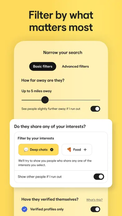 Bumble – Dating. Friends. Bizz app screenshot 7