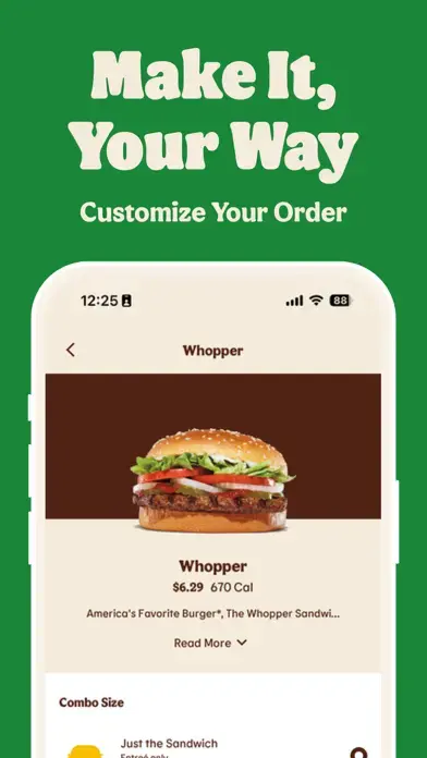BURGER KING® App app screenshot 2
