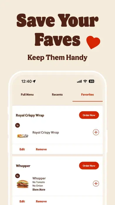 BURGER KING® App app screenshot 5