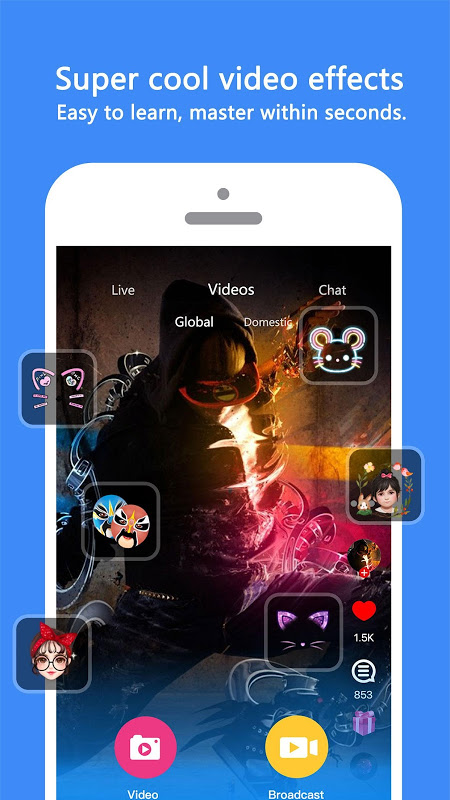 BuzzCast – Live Video Chat App app screenshot 2