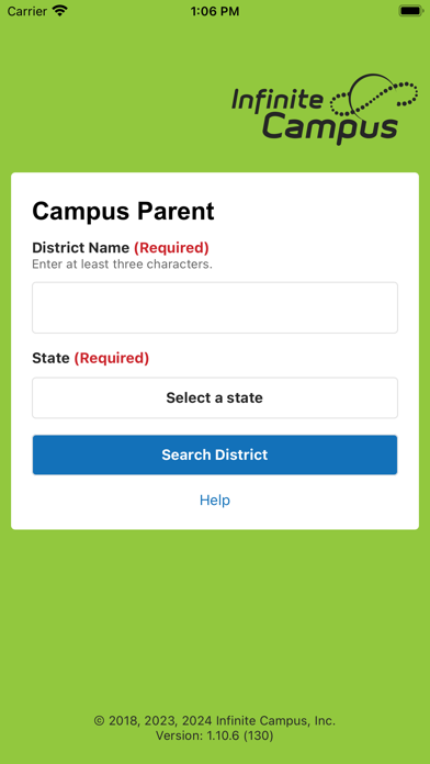 Campus Parent app screenshot 1
