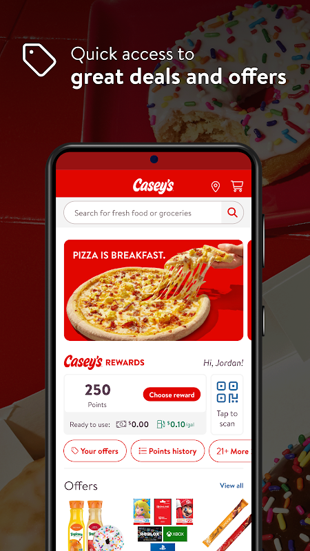 Casey’s app screenshot 5