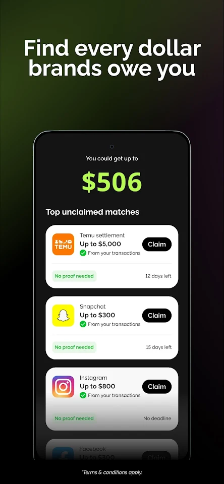 Catch: Class Action Finder app screenshot 3