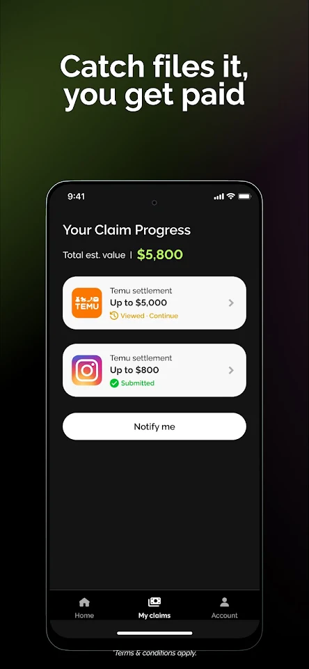 Catch: Class Action Finder app screenshot 5
